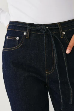 Ellos Collection Jeans med brede ben og bindebånd i taljen^Dame Jeans