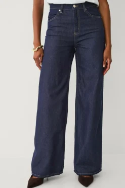 Best Collection Jeans med brede ben og høj talje Dame Jeans