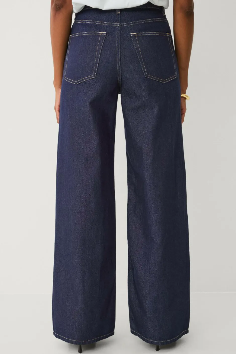 Best Collection Jeans med brede ben og høj talje Dame Jeans