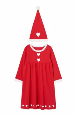 Clearance Collection Julemandsdragt Santa Dress Børn Kjoler
