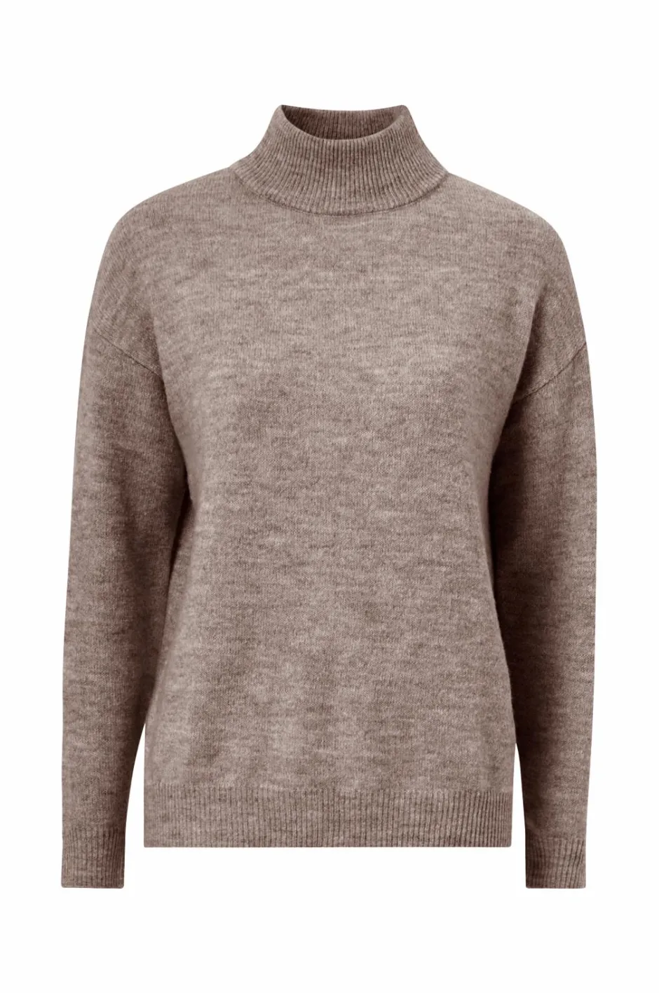Hot Collection Jumper med en høj krave Dame Basistøj