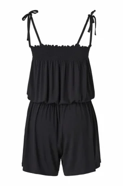 Best Collection Jumpsuit med smockdetalje Dame Strandtøj