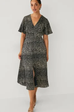 Collection Kjole i satin Dame Kjoler