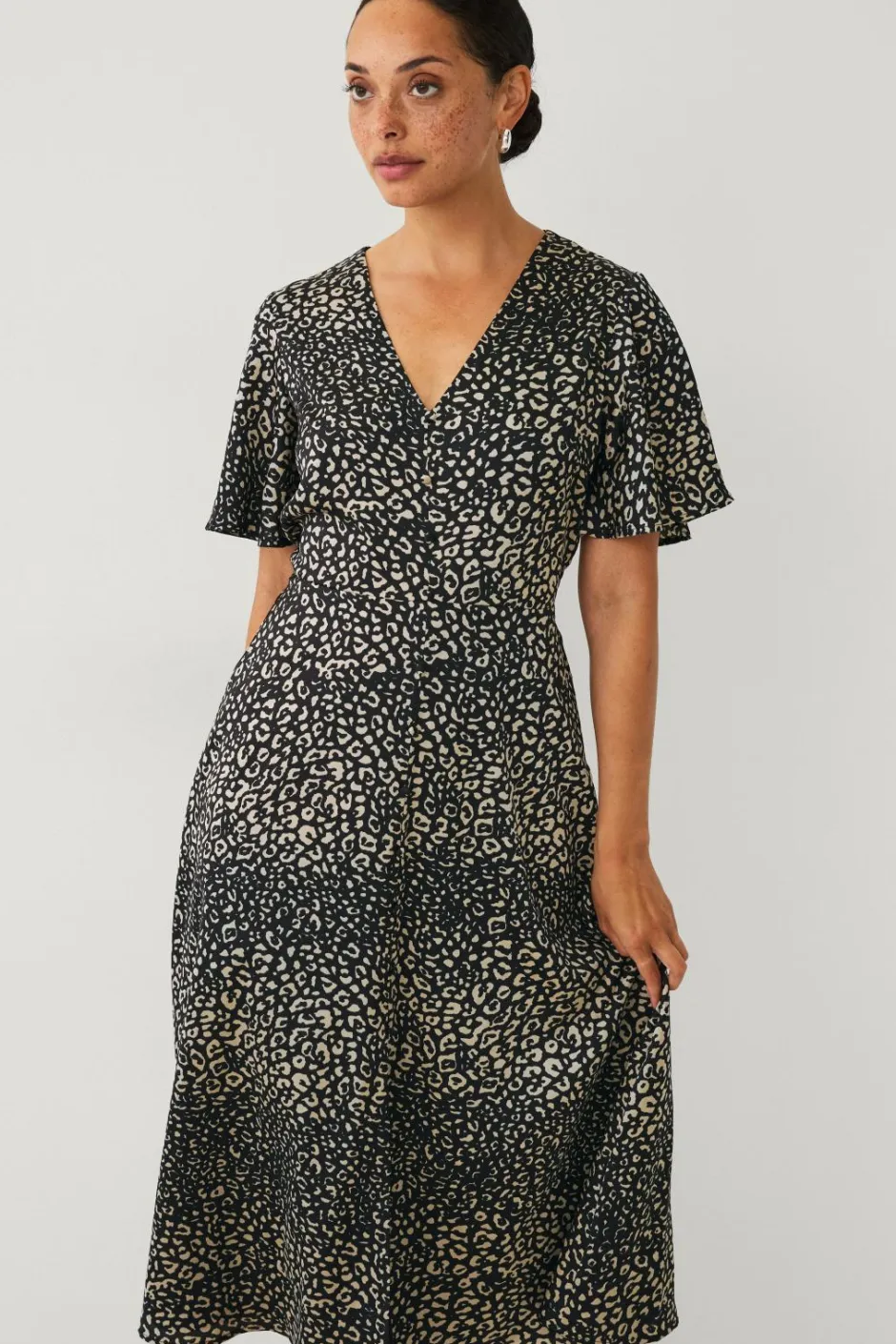 Collection Kjole i satin Dame Kjoler