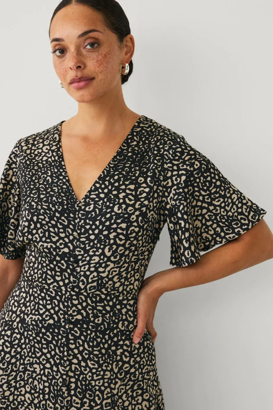 Collection Kjole i satin Dame Kjoler