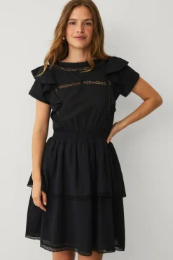 Clearance Collection Kjole med blondedetaljer Dame Kjoler