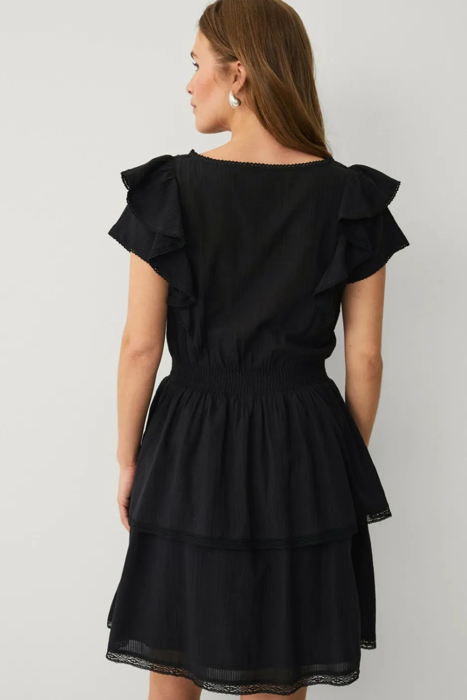 Clearance Collection Kjole med blondedetaljer Dame Kjoler