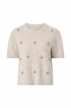Best Collection Kortærmet, strikket trøje Dame Trøjer & Cardigans