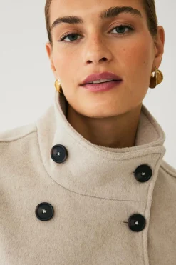 Sale Collection Kort dobbeltradet frakke Dame Jakker & Frakker