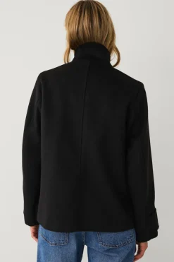 Clearance Collection Kort dobbeltradet frakke Dame Jakker & Frakker