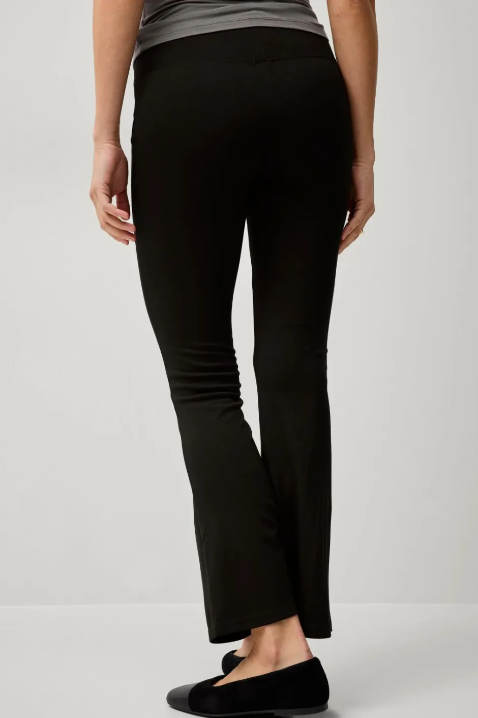 Sale Collection Kraftige leggings med bootcut, kortere benlængde Dame Tights & Leggings