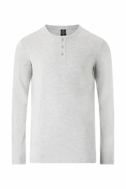 Collection Langærmet t-shirt med knaplukning T-Shirts & Tanktoppe
