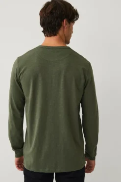 Ellos Collection Langærmet t-shirt med knaplukning^ T-Shirts & Tanktoppe
