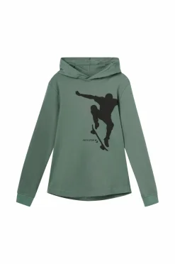 Ellos Collection Langærmet t-shirt med hætte^Børn Toppe & T-Shirts