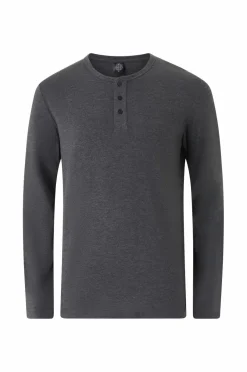 Ellos Collection Langærmet t-shirt med knaplukning^ T-Shirts & Tanktoppe