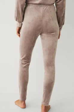 Ellos Collection Leggings i velour^Dame Loungewear & Homewear|Tights & Leggings