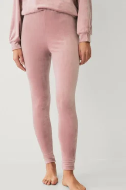 Ellos Collection Leggings i velour^Dame Loungewear & Homewear|Tights & Leggings