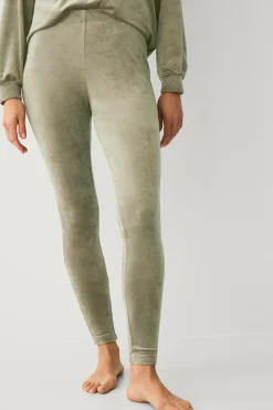 Clearance Collection Leggings i velour Dame Loungewear & Homewear|Tights & Leggings
