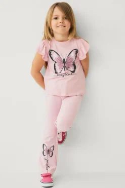 Outlet Collection Leggings + topsæt Børn Sæt Til Børn