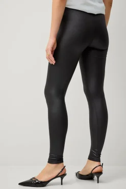 Hot Collection Leggings i imiteret læder Dame Tights & Leggings
