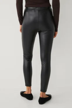 Hot Collection Leggings i imiteret læder Dame Tights & Leggings