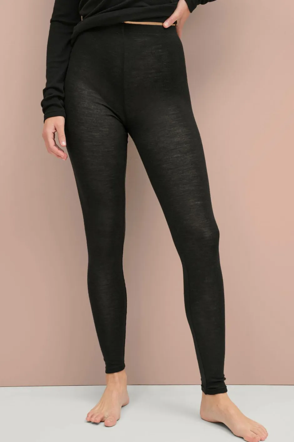 Sale Collection Leggings Iris i merinould Dame Skiundertøj|Skiundertøj