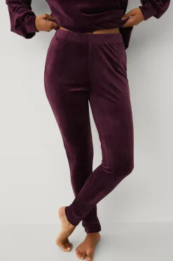 Ellos Collection Leggings i velour^Dame Loungewear & Homewear|Tights & Leggings