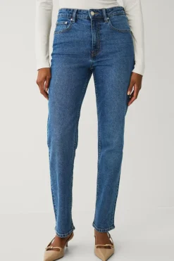 Outlet Collection Lige jeans med høj talje Dame Jeans