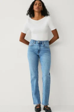 Collection Lige jeans med høj talje Dame Jeans