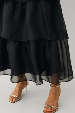 Ellos Collection Maxi nederdel med volanter^Dame Nederdele