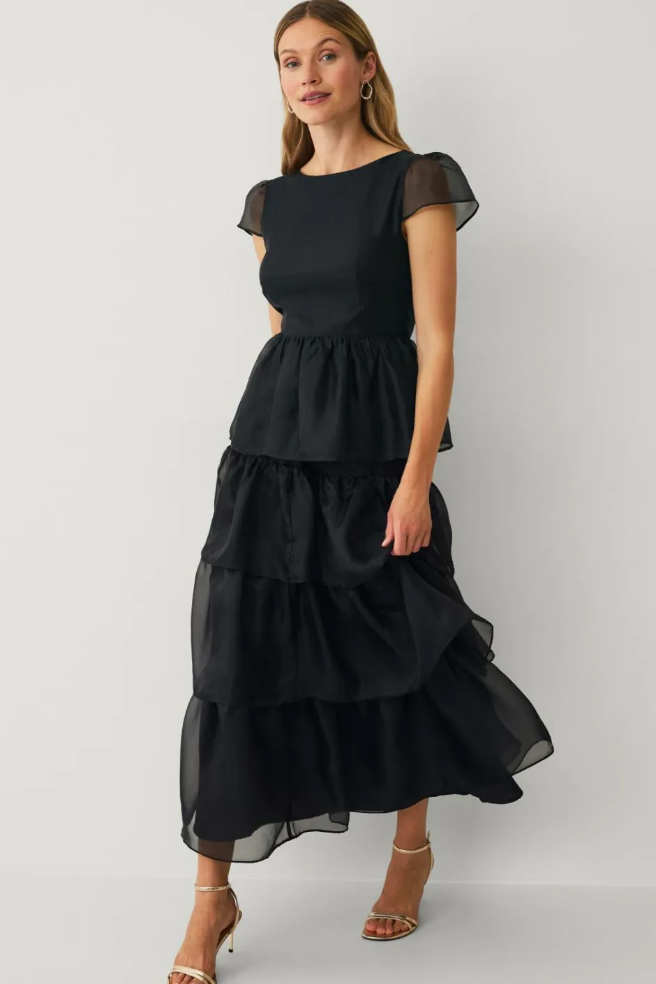 Ellos Collection Maxi nederdel med volanter^Dame Nederdele