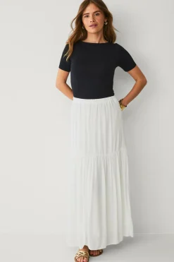 Ellos Collection Maxi nederdel med elastisk talje^Dame Nederdele