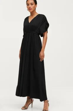 Sale Collection Maxi kjole med en knude i ryggen Dame Kjoler