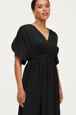 Sale Collection Maxi kjole med en knude i ryggen Dame Kjoler