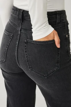 Online Collection Med svaj jeans Med svaj med høj talje Dame Jeans