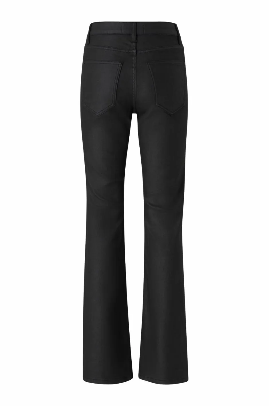 Best Collection Med svaj jeans med coated overflade Dame Jeans