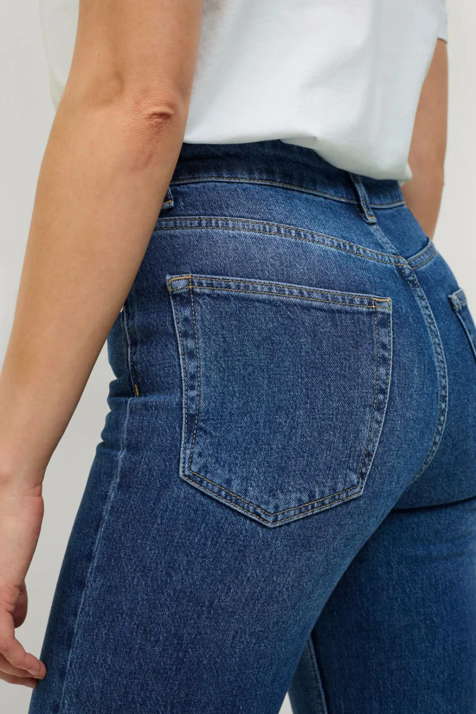Ellos Collection Med svaj jeans med høj talje^Dame Jeans
