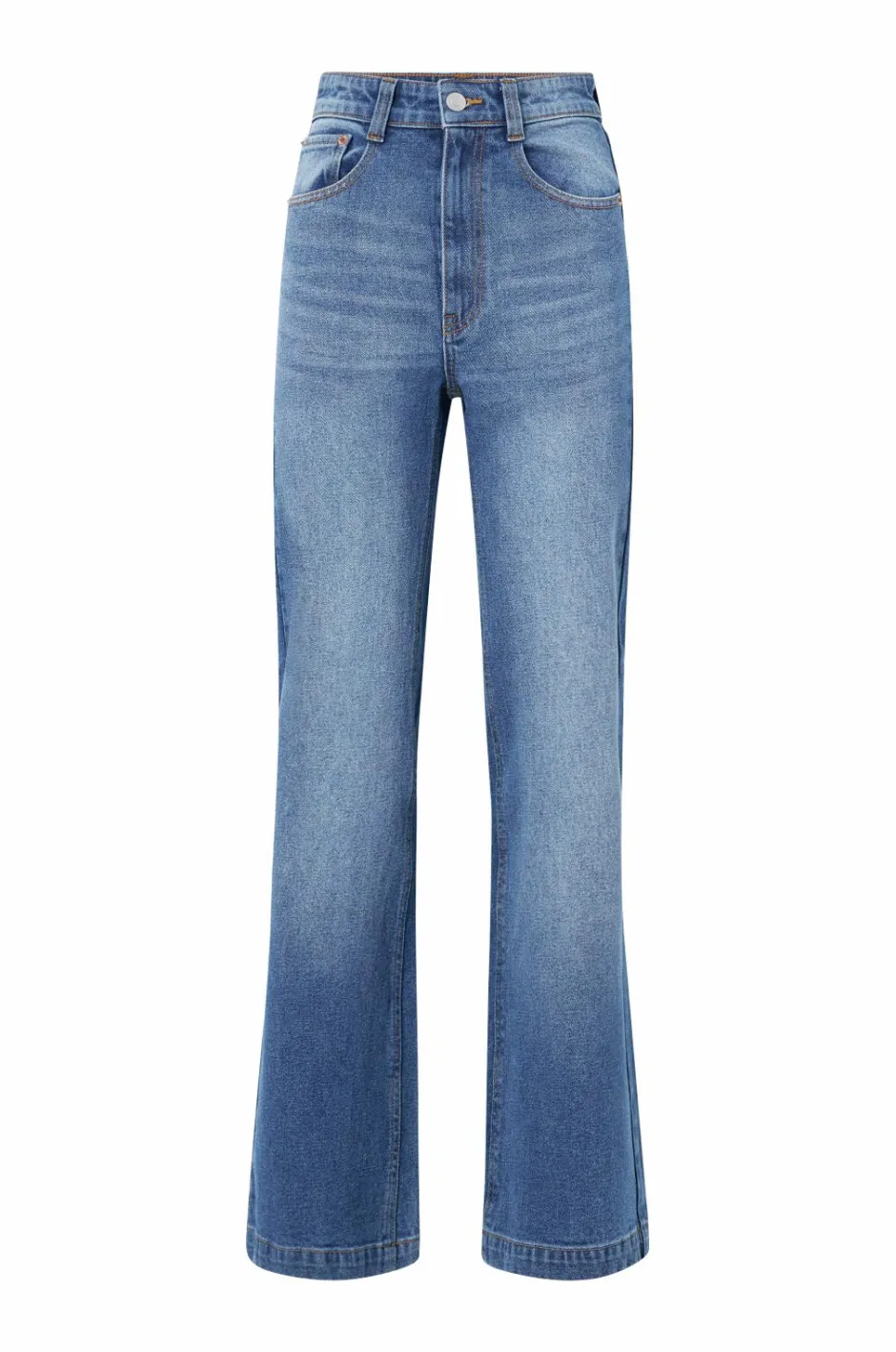 Best Collection Med svaj jeans Med svaj med høj talje Dame Jeans