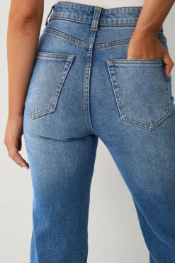 Best Collection Med svaj jeans Med svaj med høj talje Dame Jeans