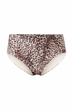 Sale Collection Midi bikinitop i skinnende jersey Dame Bikinier & Bikinidele