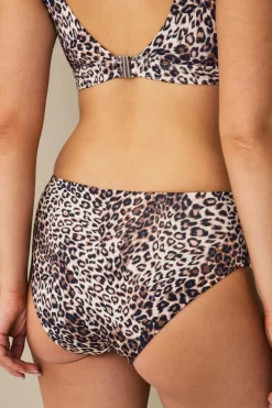 Sale Collection Midi bikinitop i skinnende jersey Dame Bikinier & Bikinidele