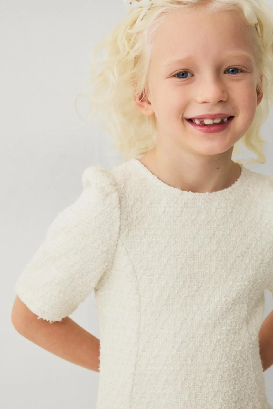 Clearance Collection Mini kjole i tweed Børn Kjoler