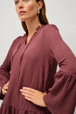 New Collection Mønstervævet tunika Dame Tunikaer|Skjorter & Bluser
