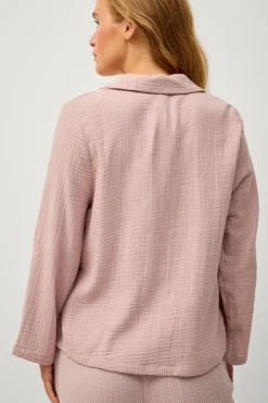 Sale Collection Mønstervævet pyjamasskjorte Dame Nattøj