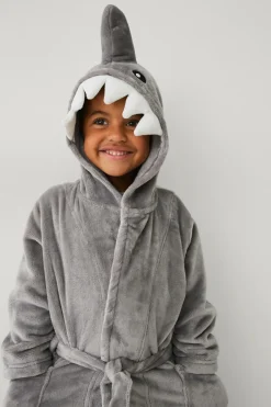 Ellos Collection Morgenkåbe med haj-design^Børn Nattøj & Homewear