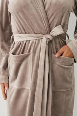 Ellos Collection Morgenkåbe i velour^Dame Nattøj