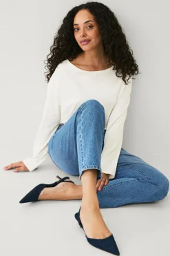 Ellos Collection Morjeans med høj talje^Dame Jeans