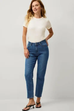 Outlet Collection Morjeans med høj talje Dame Jeans