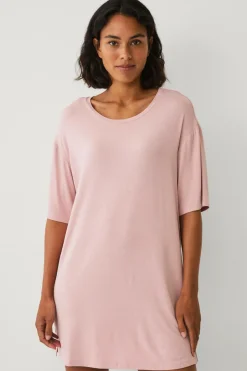 Hot Collection Natkjole med stort T Dame Nattøj