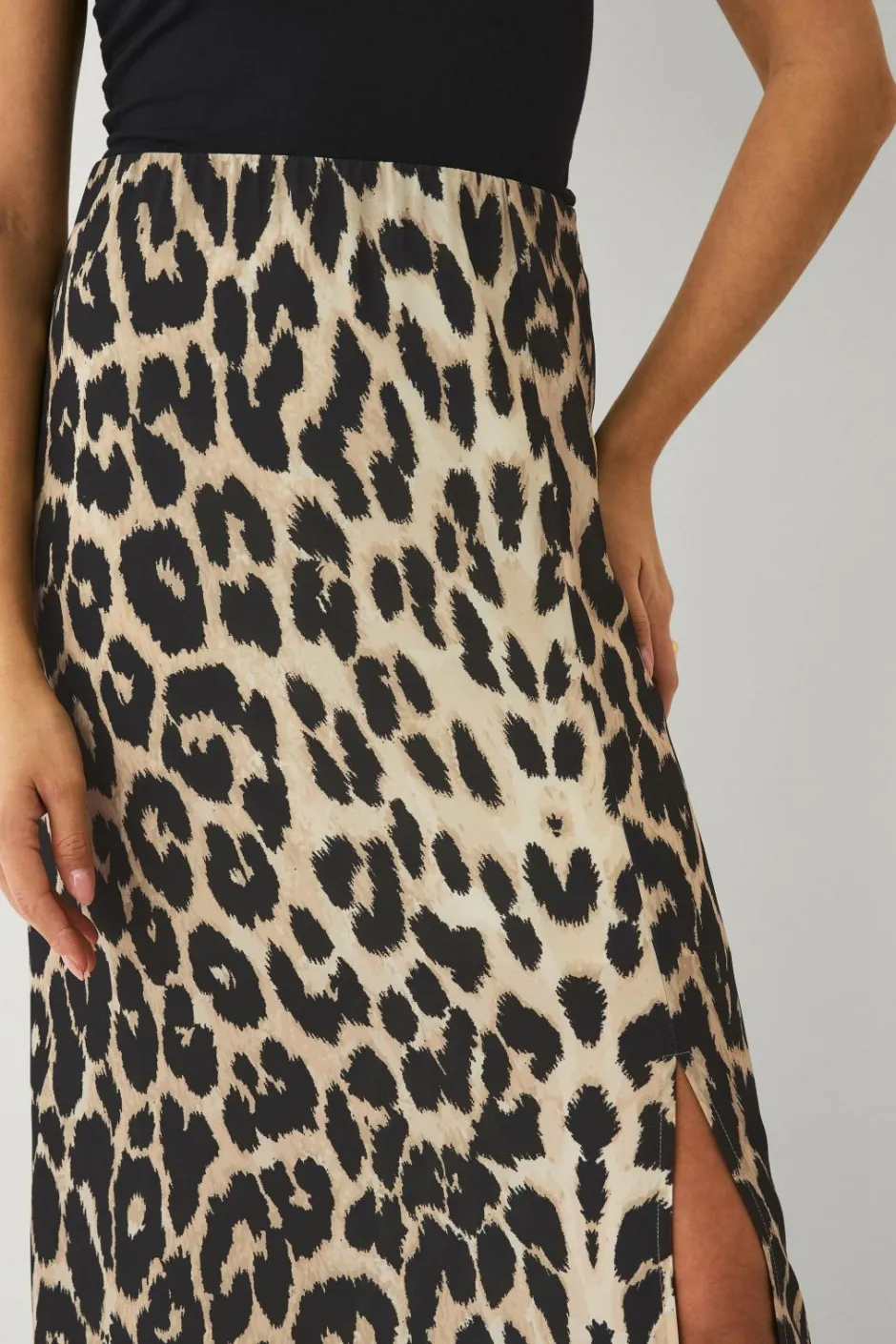 Ellos Collection Nederdel med slids^Dame Nederdele